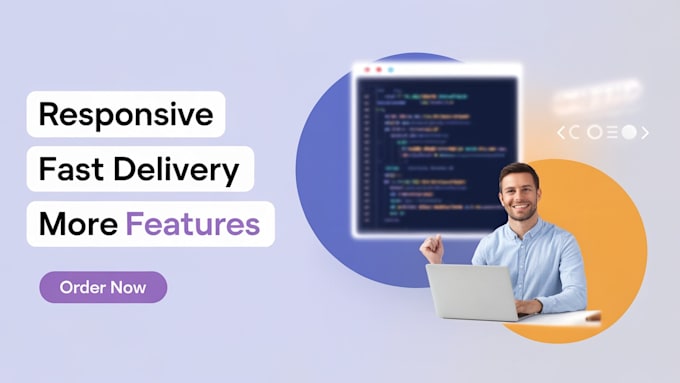 Build a responsive website or landing page using html, css, and ...