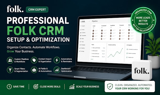 build and customize folk CRM for lead management and client organization