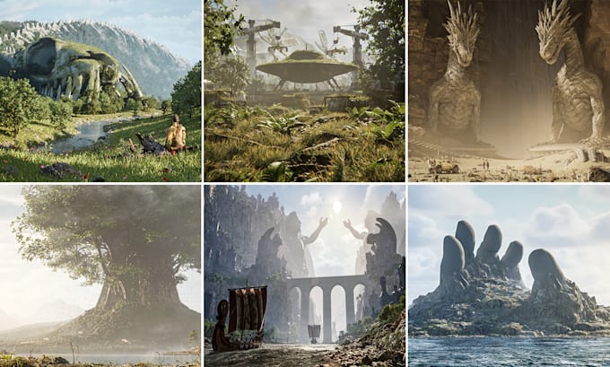 create 3d environments for your games, films and projects using unreal engine 5