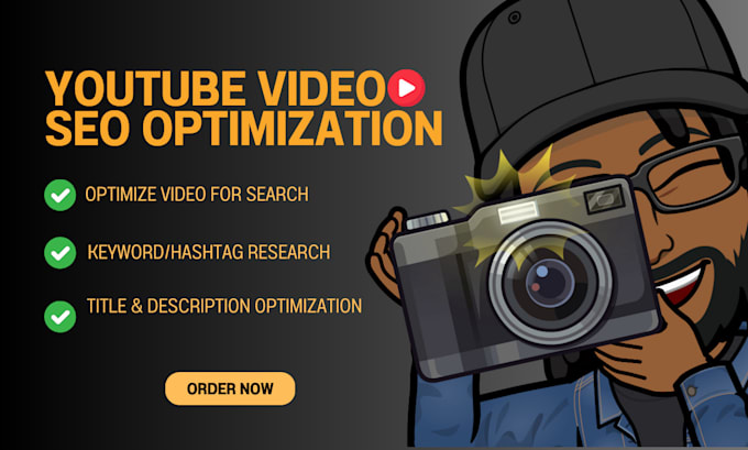 seo optimize your youtube video, description, title and tags
