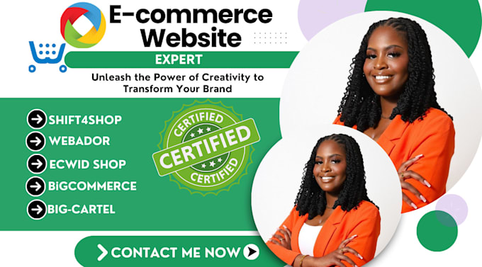 build webador website, webador redesign shift4shop german shop ecwid store