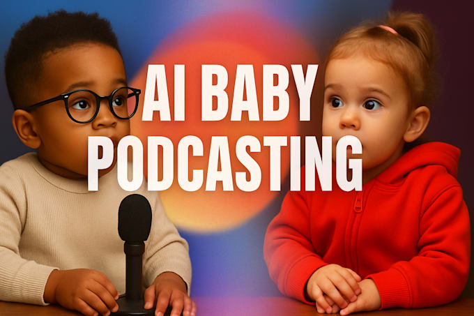creat ai baby podcast by using veo 3