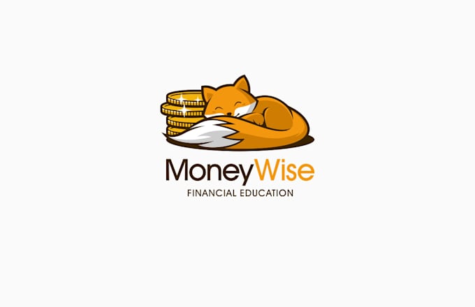 design cute fox financial education services logo