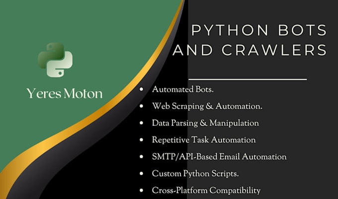 do python bots and crawlers