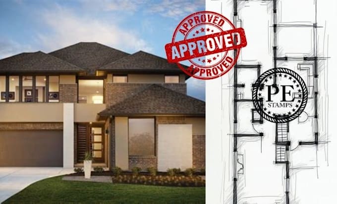 licensed architect structural engineering pe stamp in hawaii idaho illinois