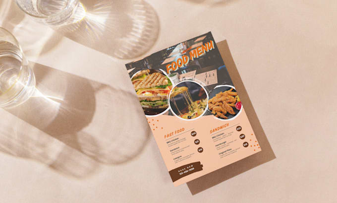design your creative flyer, leaflet, brochure, or poster