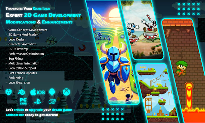 develop 2d games on unity