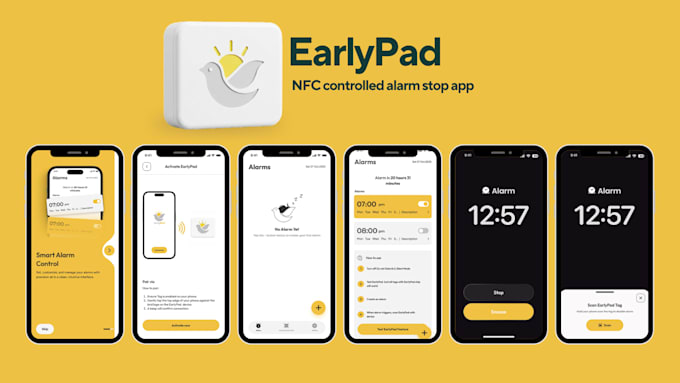 develop nfc android, ios, flutter application