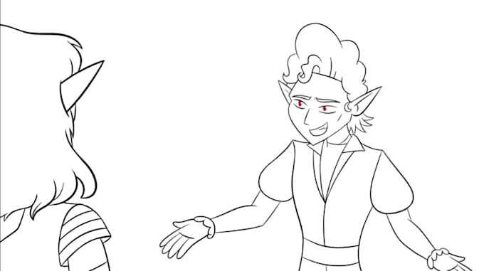do 2d traditional animation, 2d hand drawn animation, 2d frame by frame video