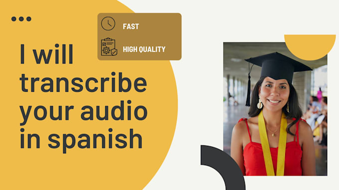 transcribe your audio in spanish