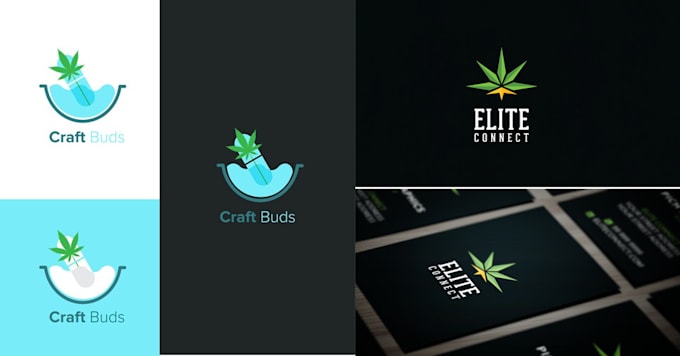 do custom cannabis weed logo design