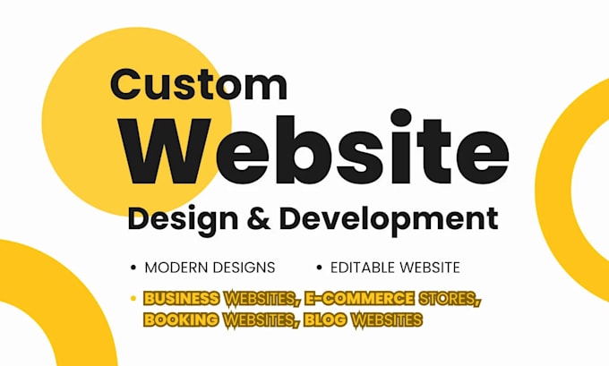 do custom website, full stack website, bidding website, website design