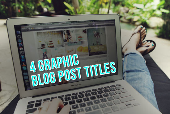 design 4 blog post title