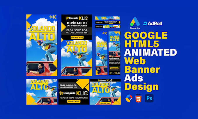 design html5 banner or animated html5 banner ads