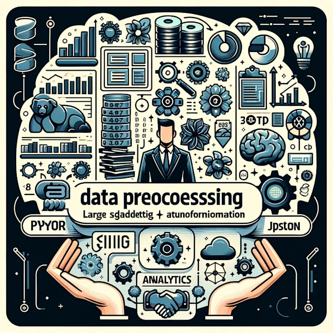 process and automate large CSV, txt, json files using python
