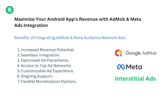 integrate admob or meta ads in your android app