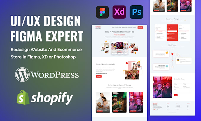 design UI UX for your website and ecommerce store in figma