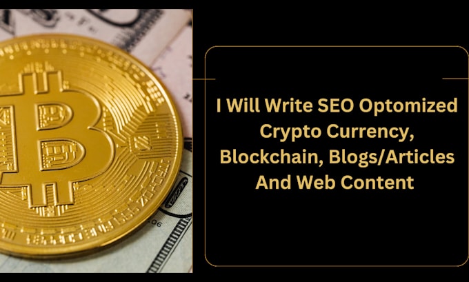 write blockchain, crypto, nft articles and blogs for you