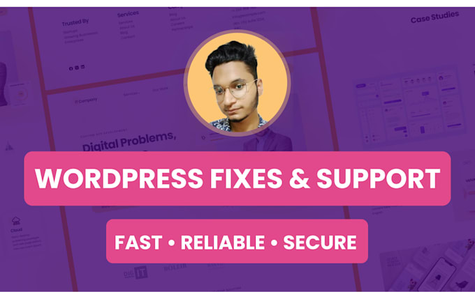 do wordpress maintenance, support and fixes