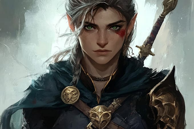 draw your d and d character and oc