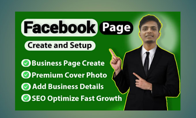 create and setup facebook business page