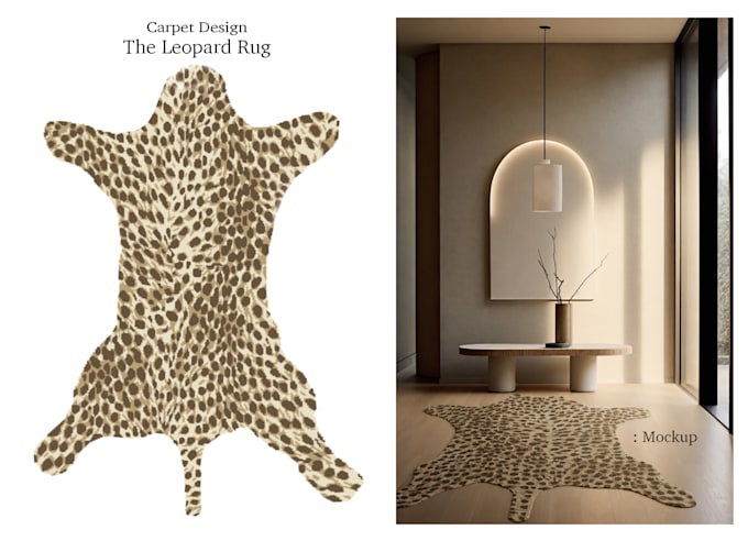create new cushion, bedcover, carpet, rug designs for your room interior