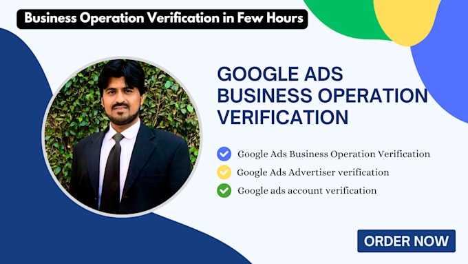 do business operations verification google ads in few hours