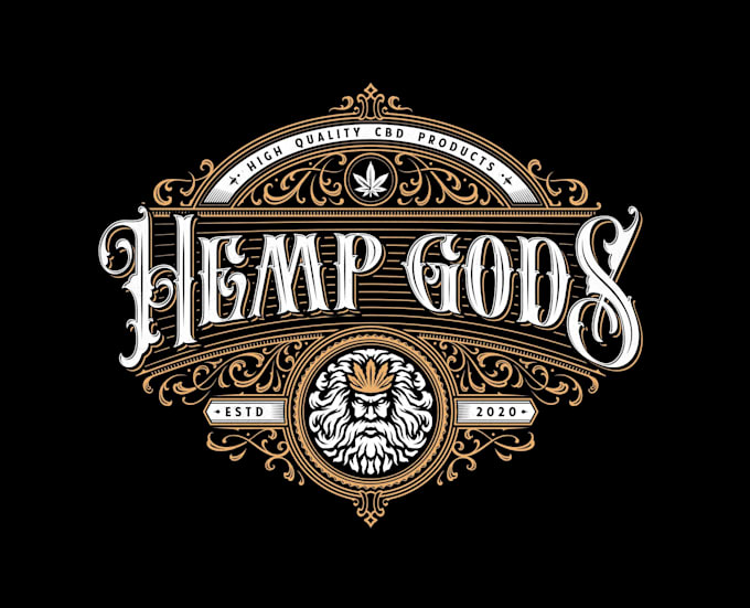 design awesome hemp gods logo