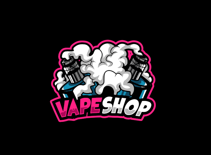 create wonderful and excellent vape logo design