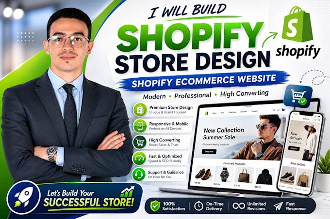 build shopify store design, shopify ecommerce website online store