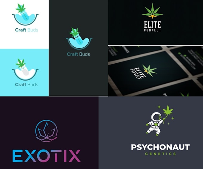 do custom cannabis weed logo design