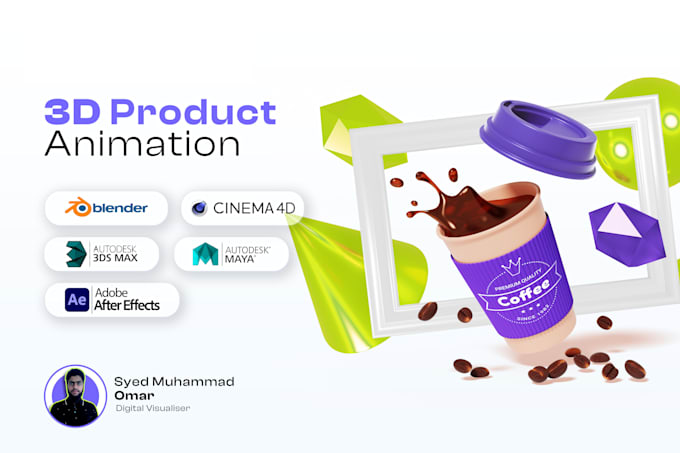 do 3d product animation cgi 3d modeling and rendering