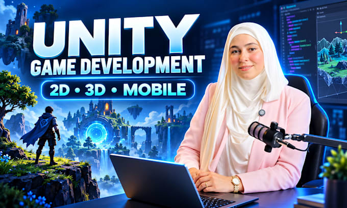develop a unity 2d or 3d game for mobile and PC