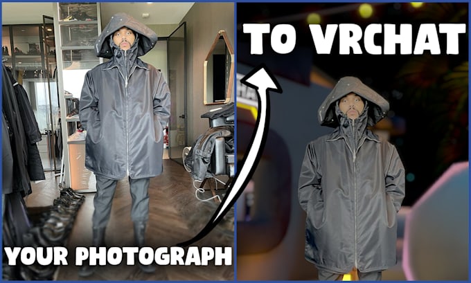 create a png vrchat avatar from any 2d image
