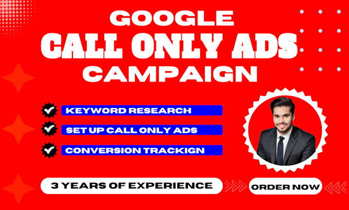 run google ads call only campaign with conversion tracking