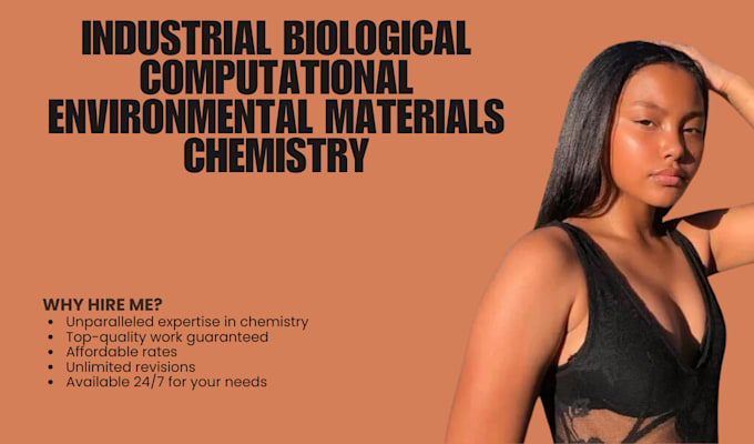 help in industrial biological computational environmental materials chemistry