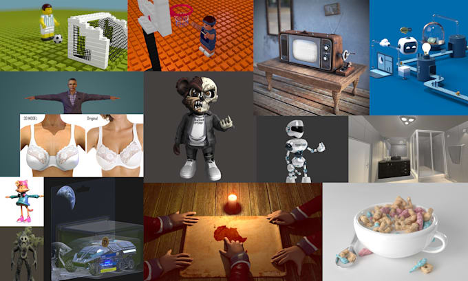 make a 3d model for you