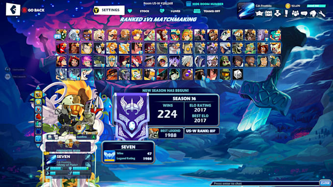 coach any weapon or rank in brawlhalla
