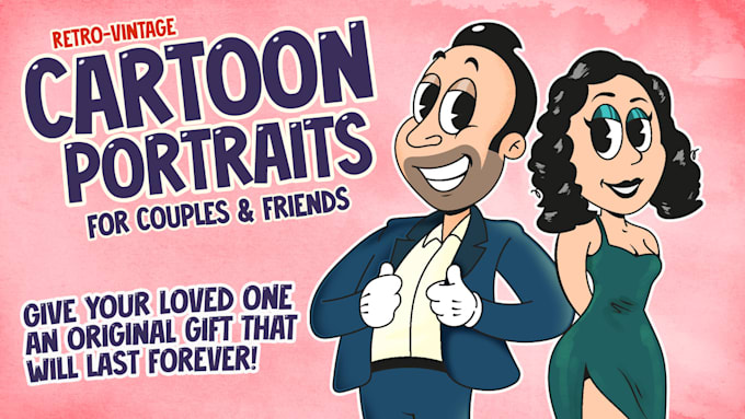 create a funny cartoon portrait in vintage rubber hose style