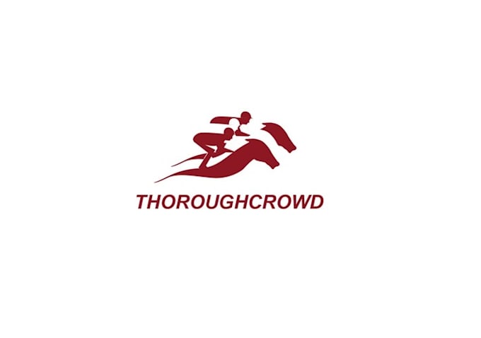 create look cool horse racing logo design