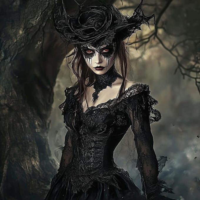 create concept art illustrations, horror, and fantasy scenes