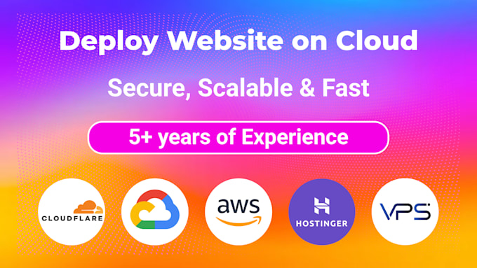 deploy website on AWS, hostinger, vps, google cloud or cloud computing