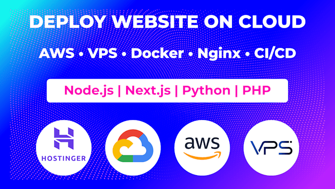 deploy your website on AWS or vps with docker, nginx, and ci cd