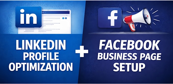 create and manage linkedin business page, facebook business page