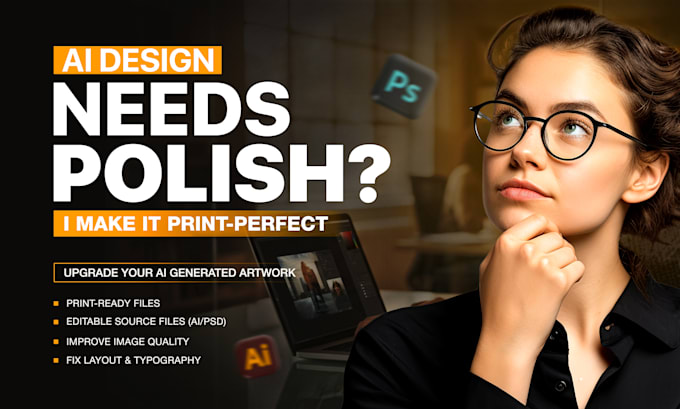 professionally redesign and refine your ai generated designs