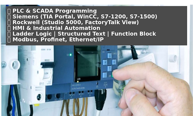 do plc programming and scada design