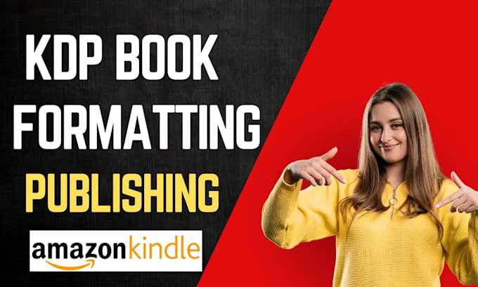 do KDP book formatting for amazon KDP book publishing
