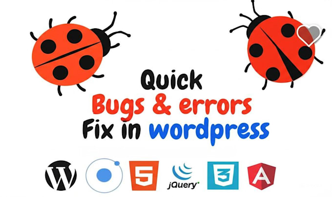 fix wordpress, elementor issues, bugs critical errors, within 24hours