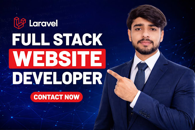 build a full stack custom website with frontend and backend development