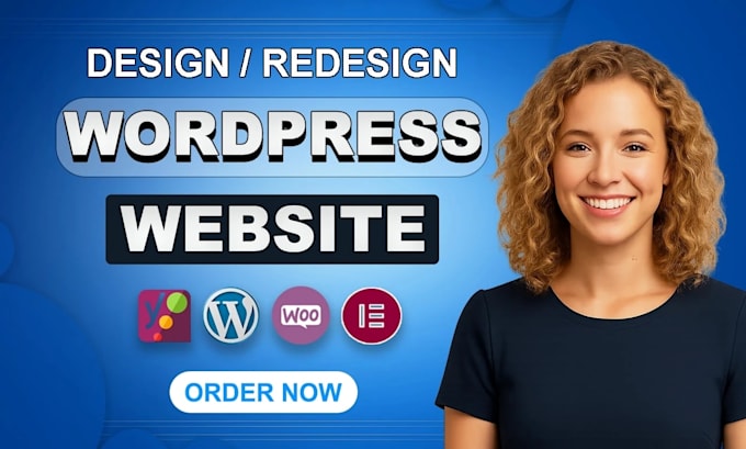 build wordpress website, design, redesign wordpress website using elementor pro